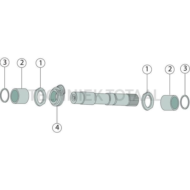 GRANIT Washer - 71815118, 3793675M1 | Dimensions: 56.5 x 91 x 1.4 mm