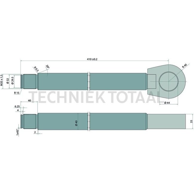 GRANIT Zuigerstang DW hefinrichting - 71806246, H816860030020