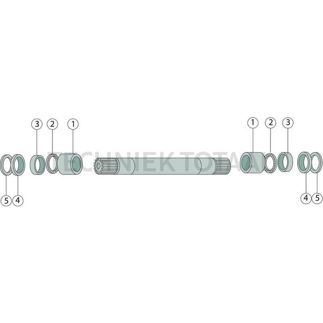 GRANIT Sealing washer - 71815117, 3045418M1 | Dimensions: 77 x 95 x 8 mm