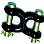 Gaffelkop dubbel - 71899049 | Voor ketting: 16 mm | Breukbelasting: 8100 kg
