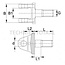 Walterscheid Gaffelstangset - 395201026, 201026 | d: 20 mm | D: 25,2 mm | L: 65 mm | L1: 23 mm | L2: 38 mm | G: M24 mm | Agraset: 378 | B1: 37 mm