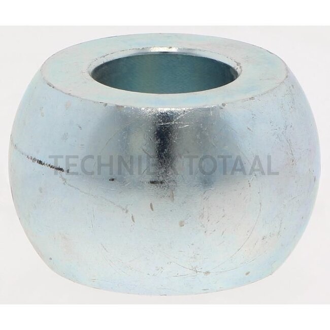 GRANIT Lower link ball - 20011122 | Version: Standard | A: 25,4 mm | B: 56 mm | C: 35 mm | Description: Granit standard balls are made of hardened chrome manganese steel 16MnCr5.