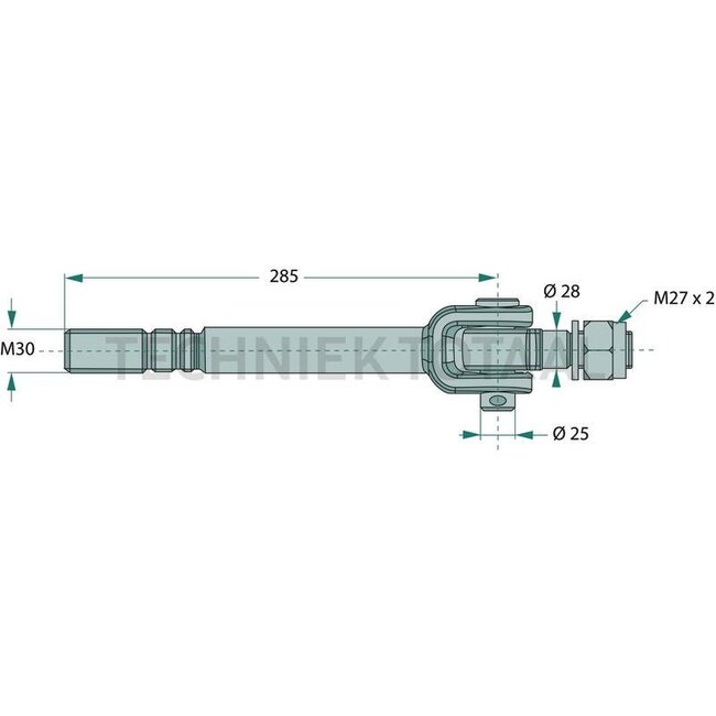 GRANIT Stabilisator Kat. 2 - 71804070, 0.015.4191.4, 0.010.9779.4/20, 100282004 | Kat.: 2 | Länge min.-max.: 535-575 mm | Typ: SLA-A-100 HD