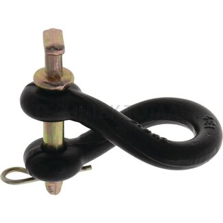 GRANIT Shackle, twisted A 24 mm, B 36,5 mm, C 121 mm, D 22 mm