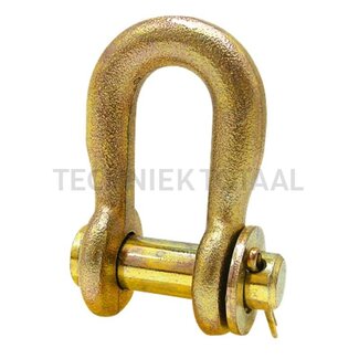 GRANIT Schäkel mit Bolzen gerade verzinkt Ø 12 mm, H 18 mm, L 40 mm