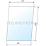 GRANIT Zijruit achter - 675130585, F182800200410, 130585 | Dikte: 5 mm | Kleur: helder | Breedte: 667,5 - 642 mm | Hoogte: 420 mm
