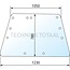 GRANIT Frontscheibe - 675521018, 521018 | Farbe: klar