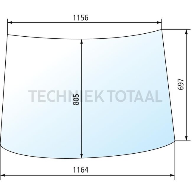 Fritzmeier Windscreen without hole - 520272