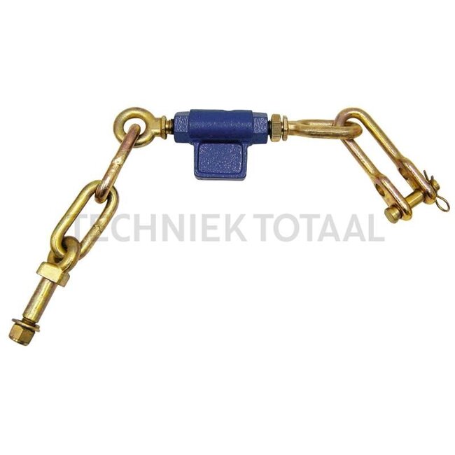 GRANIT Stabiliser chain complete, new version - 71817526, B7407 | A: 530 mm | B: 19 x 2,5 mm | C: 19 x 2,5 mm | D: 16 mm | E: 14 mm | No. of links: 2
