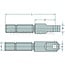 Walterscheid Rod head - d (mm): 20,1. L (mm): 181. L1 (mm): 103. B (mm): 34,75. G (mm): M30 - 308739