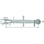 GRANIT Stabilisator - 718BST3801 | L (mm): 380 - 530 | F: 24 x 3 mm | Ø P: 19 mm | C: 24 mm | D: 72 mm | E: 18 mm