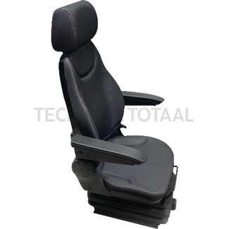GRANIT Baumaschinen Sitz luftgefedert - PVC Kunstleder