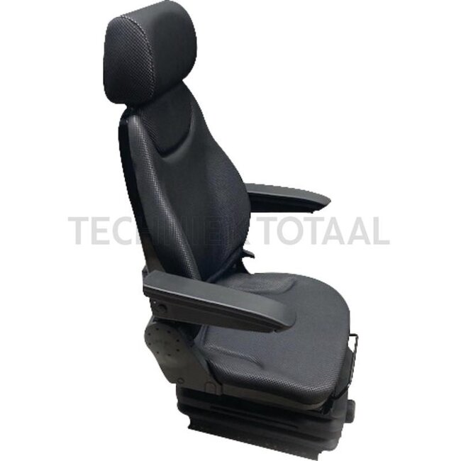 GRANIT Bouwmachinestoel luchtgeveerd - PVC kunstleer