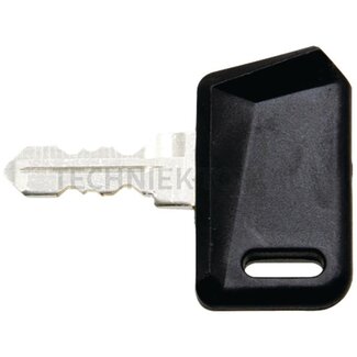 GRANIT Replacement key Plastic-coated, black - Locking number: 14644