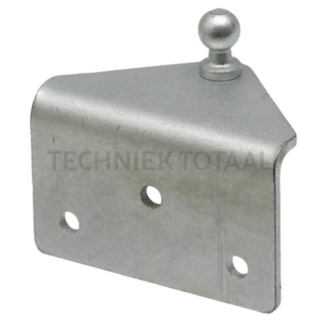 GRANIT Beschlag - 65499612 | Kugel-Ø: 10 mm | Abmessungen: 65 x 40 mm | Lochabstand: 45 mm | Abmessung: 65 x 40