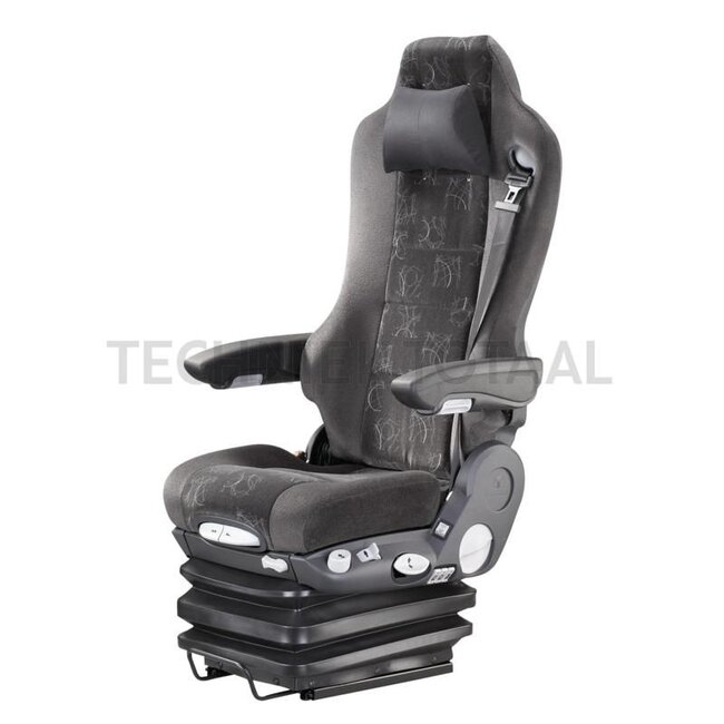 GRAMMER Kingman Comfort MSG90.6PG - 2401208134, 1208134 | Sitztyp: MSG90.6PG | Federung: luftgefedert | Polsterart: Stoff | Spurmaß: 230 mm | Sitzbreite: 550 mm | Längshorizontalfederung: Ja | Gurtsystem: Ja | Bordspannung: 24 V | Sitzheizung: Ja | Bezeichnung: K