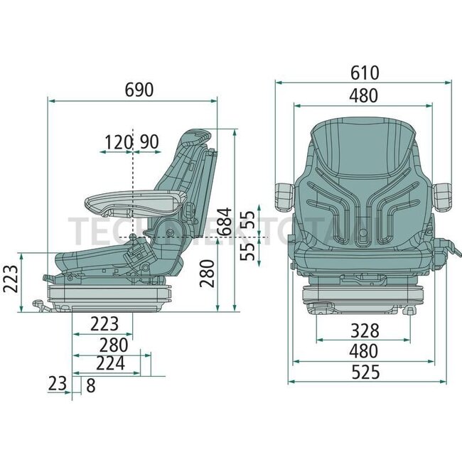 GRAMMER Primo XL Plus - 2401247727, 1247727