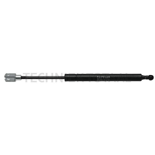 GRANIT Gasdrukveer - 65412050, AL77767, 792640 | Passend voor: Motorkap | Newton: 900 | A: 355 mm | B: 190 mm | D: 10 mm | Vorm: 14 | d1: 8 mm | d2: 19 mm | Slag: 107 mm | Passend voor: Motorkap