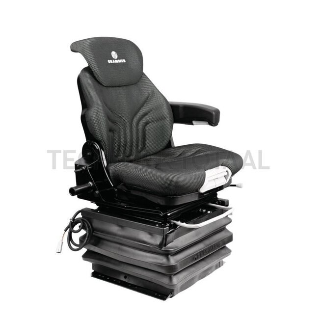 GRAMMER Maximo XT Professional MSG97AL/731 - 2401314123, 1314123, 1 314 123 | Passend voor: Fendt SCR en S4 | Ophanging: luchtgeveerd | Bekledingstype: stof | Zittingcontactschakelaar: ja | Spoormaat: 380 mm | Zittingbreedte: 530 mm | Joystickconsole: ja | Horizo