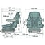 GRAMMER Forklift seat Primo EL Plus MSG75EL/731 - 1292328