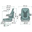 GRAMMER Primo XXM MSG65/522 - 2401293475, 1293475 | Seat type: MSG65/522 | Suspension: Mechanical | Upholstery type: Fabric | Seat contact switch: Yes | Track gauge: 330 mm | Seat width: 450 mm | Joystick console: Optional | Restraint system: Yes | Length: 605 mm