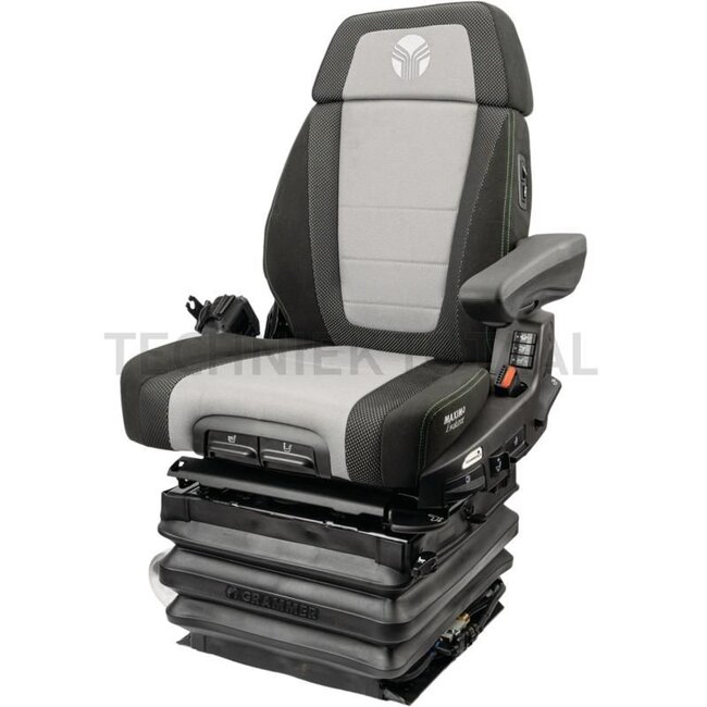 GRAMMER Maximo XT Evolution Active neues Design MSG97EAC/741 - 11409893, 1424507 | Federung: luftgefedert | Polsterart: Stoff / Neues Design | Sitzkontaktschalter: Ja | Spurmaß: 380 mm | Sitzbreite: 550 mm | Joystickkonsole: Optional | Seitenhorizontalfederung: J