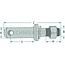 GRANIT Werktuigpen cat. 2 - 20099027 | Categorie: 2 | A: 28 mm | B: 7/8" UNF mm | C: 137 mm | D: 12 mm | F: 60 mm | H: 35 mm