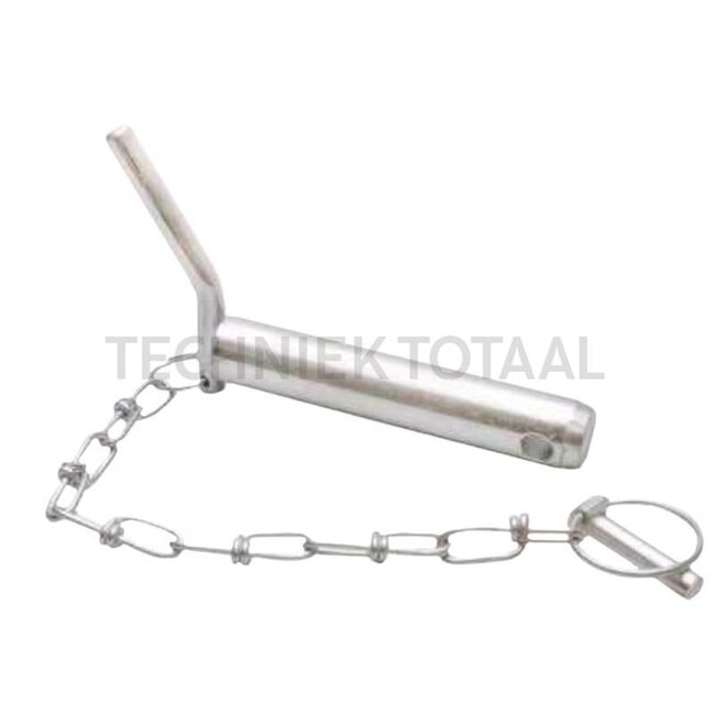 GRANIT Lower link pin Cat. 1 - 20012877 | Version: With chain | Category: 1 | A: 22 mm | B: 12 mm | C: 125 mm | D: 135 mm | Menke no.: 73647