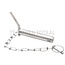 GRANIT Lower link pin Cat. 1 - 20012877 | Version: With chain | Category: 1 | A: 22 mm | B: 12 mm | C: 125 mm | D: 135 mm | Menke no.: 73647