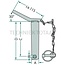 GRANIT Lower link pin Cat. 0 - Category: 0. A (mm): 16. B (mm): 6. C (mm): 220. D (mm): 250