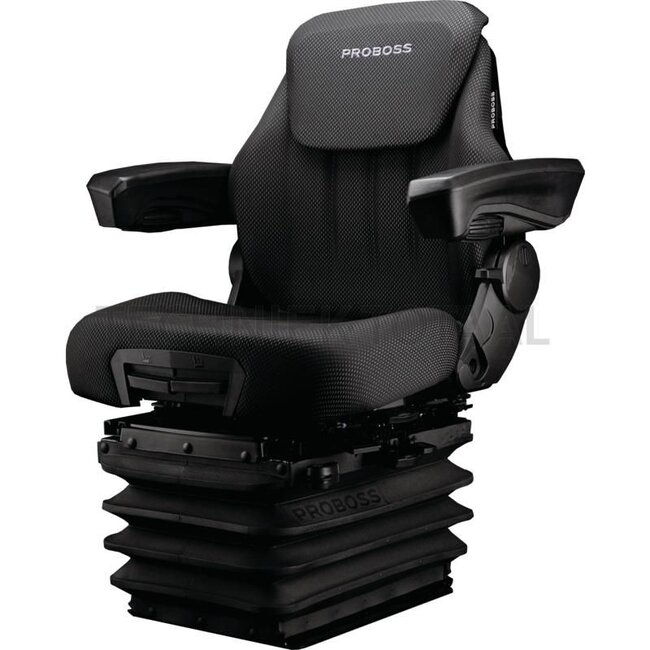 PROBOSS PROBOSS AS3510 - 11097442, AS3510 | Federung: luftgefedert | Polsterart: Stoff | Sitzkontaktschalter: Optional | Spurmaß: 260 mm | Sitzbreite: 510 mm | Joystickkonsole: Optional | Gurtsystem: Optional | Bordspannung: 12 V | Drehung: Ja | Höhe: 270 → 370 m