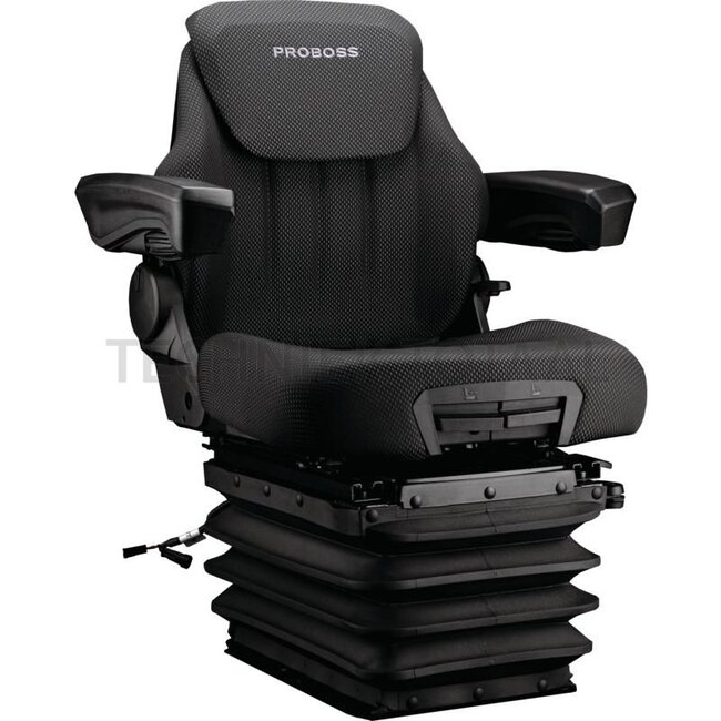 PROBOSS PROBOSS AS3510 - 11097442, AS3510 | Federung: luftgefedert | Polsterart: Stoff | Sitzkontaktschalter: Optional | Spurmaß: 260 mm | Sitzbreite: 510 mm | Joystickkonsole: Optional | Gurtsystem: Optional | Bordspannung: 12 V | Drehung: Ja | Höhe: 270 → 370 m
