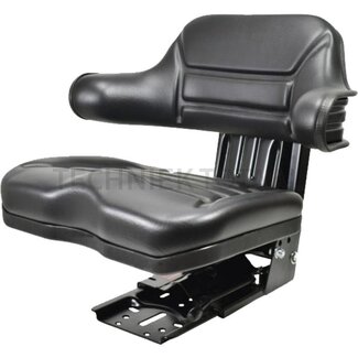 GRANIT Traktorsitz mechanisch PVC schwarz, Sitzbreite 445 mm, Höhe 510 mm