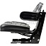 GRANIT Tractor seat mechanical PVC, black, seat width 445 mm, height 510 mm