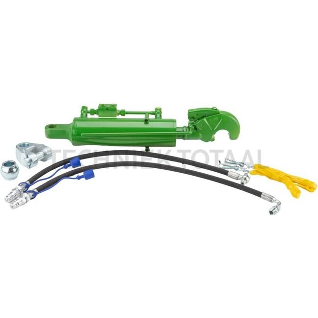 GRANIT Hydraulic top link - 200120046 | A cat.: 3 / 32 | B cat.: 3 / 32 | F: 660 / 888 mm | Piston rod Ø D: 45 mm | Cylinder Ø inner E: 90 mm | Check valve: Top, offset by 45° | Lifting force: 11 t | Tensile force: 8 t | Adjustable: No | Stroke: 228 mm | Type: T