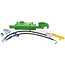 GRANIT Hydraulische topstang cat. 3, 660 - 888 mm, slag 228 mm, 11 ton