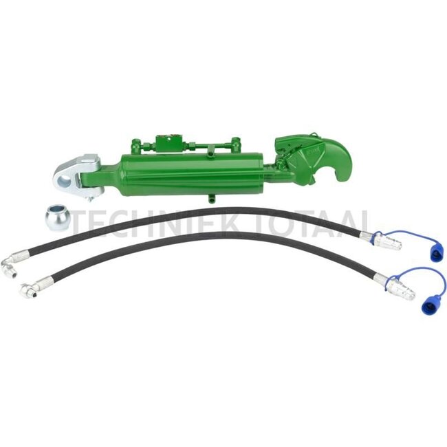 GRANIT Hydraulic top link - 200120045 | A cat.: 3 / 32 | B cat.: 3 / 32 | F: 625 / 831 mm | Piston rod Ø D: 45 mm | Cylinder Ø inner E: 90 mm | Check valve: Top, offset by 45° | Lifting force: 11 t | Tensile force: 8 t | Adjustable: No | Stroke: 206 mm | Type: T