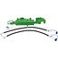Hydraulic top link cat. 3, 625 - 831 mm, stroke 206 mm, 11 ton