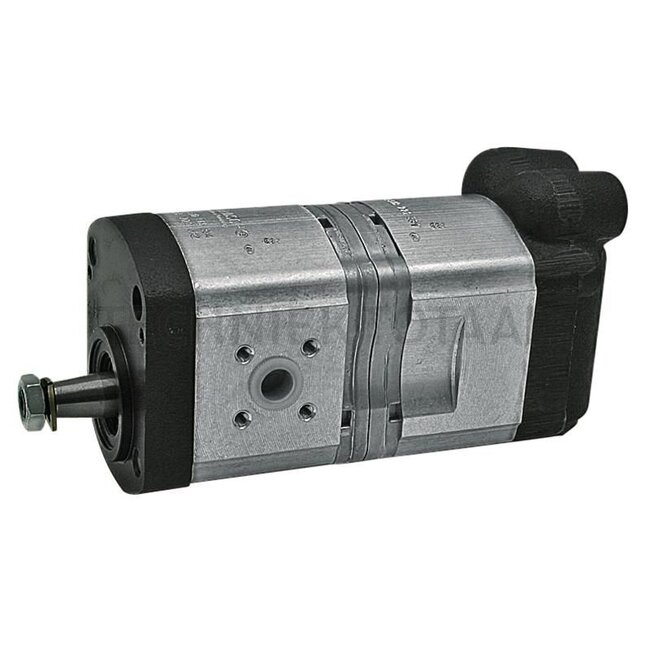 Bosch/Rexroth Double pump anticlockwise, 2x M18 x 1.5, connection on cover with valve - 510565394