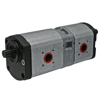 Bosch/Rexroth Dubbele pomp linksdraaiend 22,5 + 16 cm³/omw. Deutz-Fahr