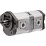 Bosch/Rexroth Hydraulikpumpe linksdrehend - 256R918C02690, RT7700036351, 0510765347, 7700036351 | Fördervolumen: 22,5 + 11 cm³/U | Antriebswelle: Kegel 1:8, Ø 17,46 | Drehrichtung: links | Bosch-Nr.: 0510765347 | OE Ausführung: 7700038816
