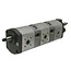 Bosch/Rexroth Drievoudige hydrauliekpomp linksdraaiend - 2560510665396, G395940010011, 510665396, 0510665396 | OEM-uitvoering: 016861011020 | Aandrijfas: Conus: 1:5, Ø: 17 x 17 | Draairichting: links | Slagvolume: 16 + 11 + 14 cm³/omw. | Aansluiting zuigzijde: Ø 40mm,