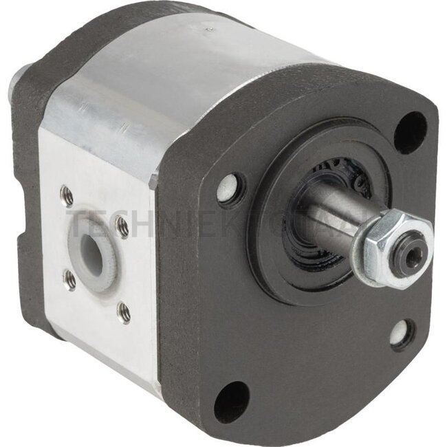 Bosch/Rexroth Hydraulikpumpe ohne Lenkhilfe, linksdrehend - 2560510415311, AL37753, AL10681, 3145248R93, I3145248R93, 1986963C1, 0510415301, 0510415303, 0510415306, G231941010010 | Fördervolumen: 8 cm³/U | Antriebswelle: Kegel 1:5, Ø 17 x 17 | Drehrichtung: links | Lei