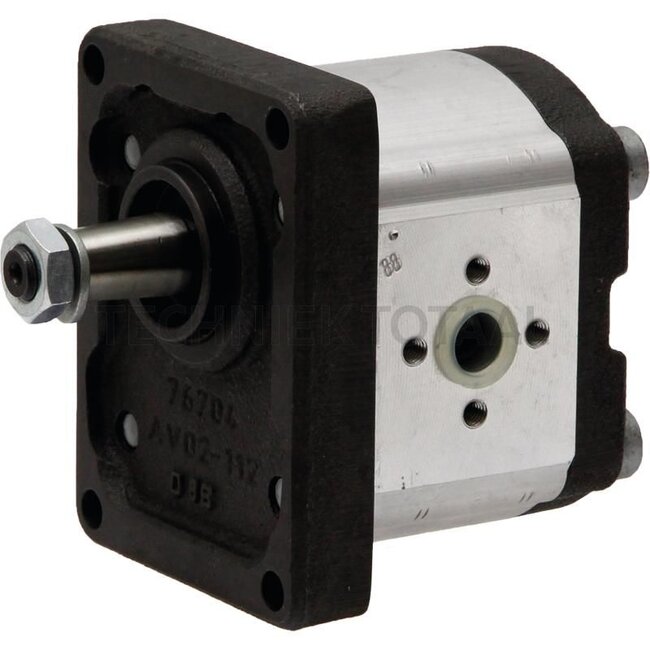 Bosch/Rexroth Hydrauliekpomp linksdraaiend, NBR-afdichting - 2560510425309, 510425309, 5179732, 5130127 | Slagvolume: 8 cm³/omw. | Aandrijfas: Conus 1:8, Ø: 17,46 | Max. werkdruk: 250 bar | Draairichting: links | N min.: 500 omw./min | N max.: 4000 omw./min. | Aansluit