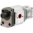 Bosch/Rexroth Doppelpumpe linksdrehend - 2560510766313, V33561800, V32863100, K17307, K17306 | Fördervolumen: 25 + 11 cm³/U | Antriebswelle: spezielle Valmet-Verzahnung DIN 5480 | Drehrichtung: links | Bosch-Nr.: 0510766313