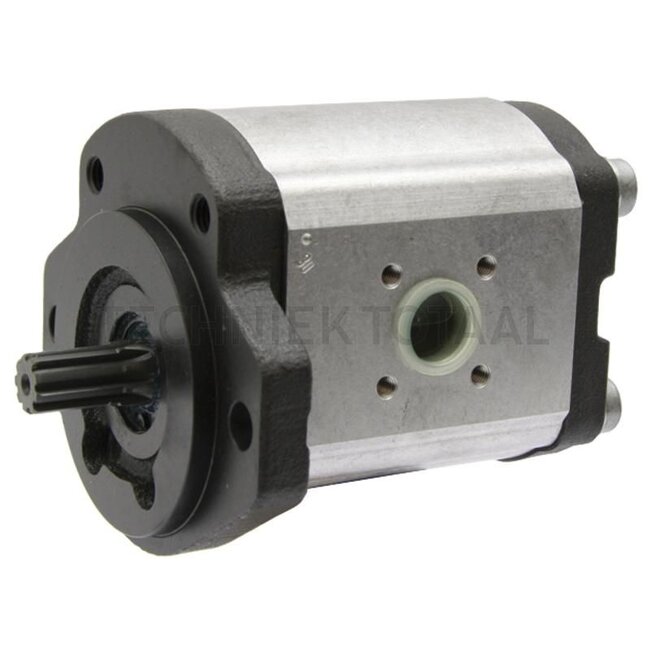 Bosch/Rexroth Enkele pomp rechtsdraaiend - 2560510725045, 510725045 | Slagvolume: 22,5 cm³/omw. | Aandrijfas: Splinesas SAE, Ø: 15,45 Z9 | Max. werkdruk: 220 bar | Draairichting: rechts | N min.: 500 omw./min | N max.: 3500 omw./min. | Aansluiting zuigzijde: Ø: 40 mm,