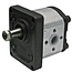 Bosch/Rexroth Single pump clockwise - 256R918C02270, 5168841 | Output volume: 25 cc/rev | Drive shaft: Taper 1:8, Ø 17.46 | Direction of rotation: Right | Line connection suction side: Ø 40mm, 4-Loch, M8 | Line connection pressure side: Ø 30mm, 4-Loch, M6 | Adaptor pla