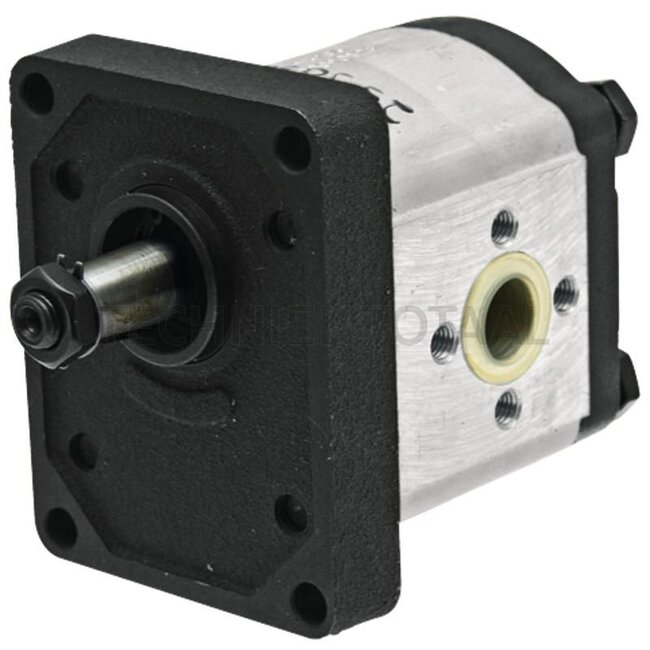 GRANIT Hydraulikpumpe linksdrehend - 25903001, K307945, K949605, K944907, K200916, IK307945 | Fördervolumen: 16,9 cm³/U | Antriebswelle: Kegel 1:8, Ø 17,46 | A: 48,1 mm | B: 108,2 mm | Drehrichtung: links | Leitungsanschlüsse Saugseite: Ø 40mm, 4-Loch, M8 | Leit