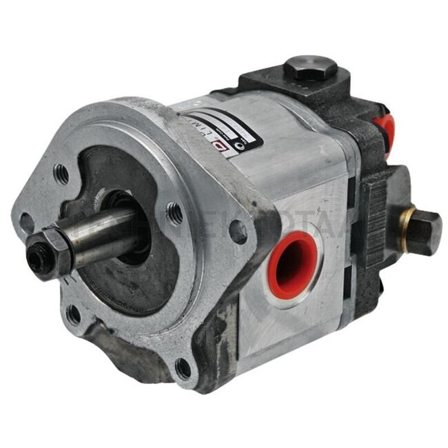 GRANIT GRANIT hydraulic pump Anticlockwise - 25903001, K307945, K949605, K944907, K200916, IK307945 | Output volume: 16,9 cc/rev | Drive shaft: Taper 1:8, Ø 17.46 | A: 48,1 mm | B: 108,2 mm | Direction of rotation: Anticlockwise | Line connection suction side: Ø