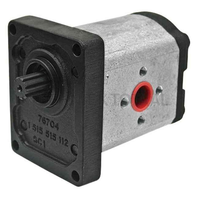 GRANIT Hydraulikpumpe linksdrehend - 25910004, 510725348 | Fördervolumen: 22,9 cm³/U | Antriebswelle: Zahnw. 9, B 17 x 14 | Drehrichtung: links | Leitungsanschlüsse Saugseite: Ø 30mm, 4-Loch, M6 | Leitungsanschlüsse Druckseite: Ø 40mm, 4-Loch, M8 | Einpassung Ø: